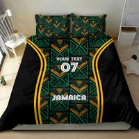 Jamaica Reggae Boyz Custom Bedding Set Ethnic Motifs LT7 - Wonder Print Shop