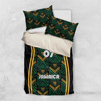 Jamaica Reggae Boyz Custom Bedding Set Ethnic Motifs LT7 - Wonder Print Shop