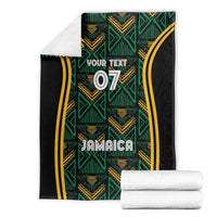 Jamaica Reggae Boyz Custom Blanket Ethnic Motifs