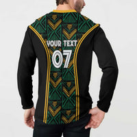 Jamaica Reggae Boyz Custom Button Sweatshirt Ethnic Motifs LT7 - Wonder Print Shop