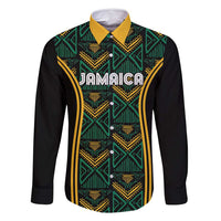 Jamaica Reggae Boyz Custom Family Matching Summer Maxi Dress and Hawaiian Shirt Ethnic Motifs - Wonder Print Shop