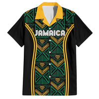 Jamaica Reggae Boyz Custom Family Matching Tank Maxi Dress and Hawaiian Shirt Ethnic Motifs - Wonder Print Shop