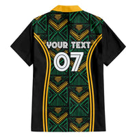 Jamaica Reggae Boyz Custom Hawaiian Shirt Ethnic Motifs - Wonder Print Shop