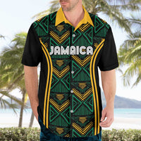 Jamaica Reggae Boyz Custom Hawaiian Shirt Ethnic Motifs - Wonder Print Shop