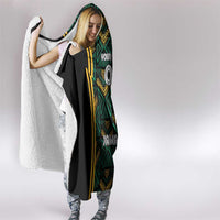 Jamaica Reggae Boyz Custom Hooded Blanket Ethnic Motifs