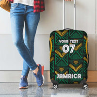 Jamaica Reggae Boyz Custom Luggage Cover Ethnic Motifs - Wonder Print Shop