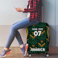 Jamaica Reggae Boyz Custom Luggage Cover Ethnic Motifs - Wonder Print Shop