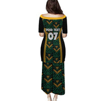 Jamaica Reggae Boyz Custom Puletasi Ethnic Motifs - Wonder Print Shop