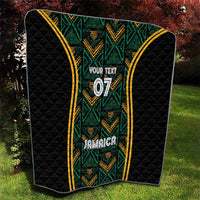 Jamaica Reggae Boyz Custom Quilt Ethnic Motifs - Wonder Print Shop