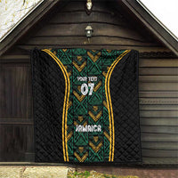 Jamaica Reggae Boyz Custom Quilt Ethnic Motifs - Wonder Print Shop