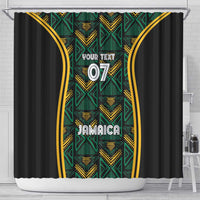 Jamaica Reggae Boyz Custom Shower Curtain Ethnic Motifs