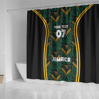 Jamaica Reggae Boyz Custom Shower Curtain Ethnic Motifs
