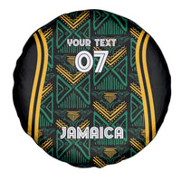 Jamaica Reggae Boyz Custom Spare Tire Cover Ethnic Motifs - Wonder Print Shop