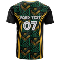 Jamaica Reggae Boyz Custom T Shirt Ethnic Motifs - Wonder Print Shop