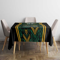 Jamaica Reggae Boyz Custom Tablecloth Ethnic Motifs - Wonder Print Shop