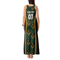 Jamaica Reggae Boyz Custom Tank Maxi Dress Ethnic Motifs - Wonder Print Shop