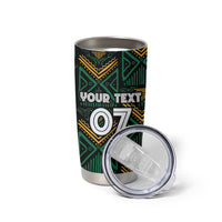Jamaica Reggae Boyz Custom Tumbler Cup Ethnic Motifs - Wonder Print Shop