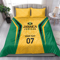 Jamaica Custom Bedding Set Ethnic Motifs - Gold Accents LT7 - Wonder Print Shop