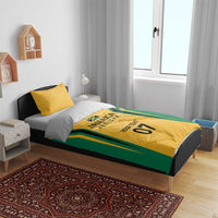 Jamaica Custom Bedding Set Ethnic Motifs - Gold Accents LT7 - Wonder Print Shop
