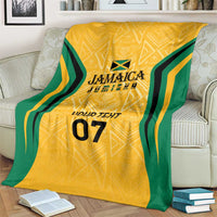 Jamaica Custom Blanket Ethnic Motifs - Gold Accents