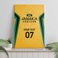 Jamaica Custom Canvas Wall Art Ethnic Motifs - Gold Accents LT7 - Wonder Print Shop