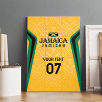 Jamaica Custom Canvas Wall Art Ethnic Motifs - Gold Accents LT7 - Wonder Print Shop
