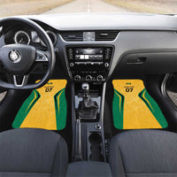Jamaica Custom Car Mats Ethnic Motifs - Gold Accents LT7 - Wonder Print Shop