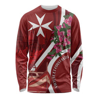 Inħobbok Malta Long Sleeve Shirt Bougainville and Luzzu