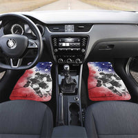 USA Ice Hockey Custom Car Mats Splash Art Abstract Style