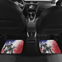 USA Ice Hockey Custom Car Mats Splash Art Abstract Style