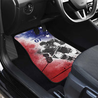 USA Ice Hockey Custom Car Mats Splash Art Abstract Style