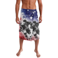 USA Ice Hockey Custom Lavalava Splash Art Abstract Style