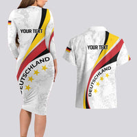 Germany Personalized Couples Matching Long Sleeve Bodycon Dress and Hawaiian Shirt 2025 Nationalelf - GO Deutschland
