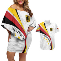 Germany Personalized Couples Matching Off Shoulder Short Dress and Hawaiian Shirt 2025 Nationalelf - GO Deutschland