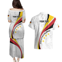 Germany Personalized Couples Matching Puletasi and Hawaiian Shirt 2025 Nationalelf - GO Deutschland
