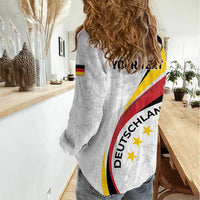 Germany Personalized Women Casual Shirt 2025 Nationalelf - GO Deutschland