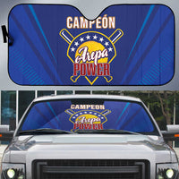 Venezuela Baseball Campeon Auto Sun Shade Arepa Powers
