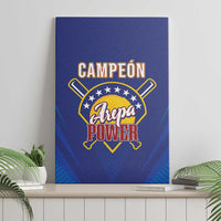 Venezuela Baseball Campeon Canvas Wall Art Arepa Powers