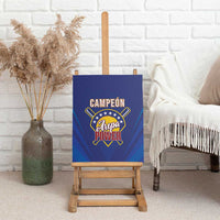 Venezuela Baseball Campeon Canvas Wall Art Arepa Powers