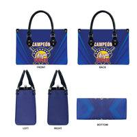 Venezuela Baseball Campeon Leather Bag Arepa Powers