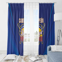 Venezuela Baseball Campeon Window Curtain Arepa Powers