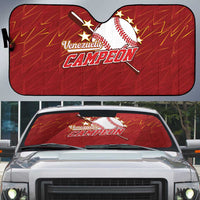 Venezuela Baseball Auto Sun Shade Campeon - Making History