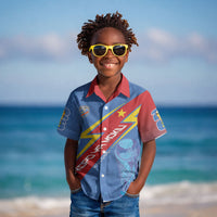 DR Congo 2026 Kopo ya Mokili Custom Kid Hawaiian Shirt Leopards Making History