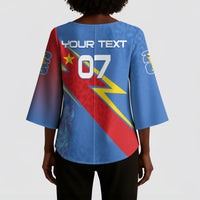 DR Congo 2026 Kopo ya Mokili Custom Kimono Sleeve Blouse Leopards Making History