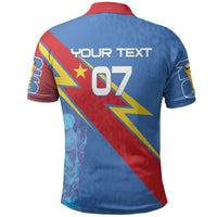 DR Congo 2026 Kopo ya Mokili Custom Polo Shirt Leopards Making History