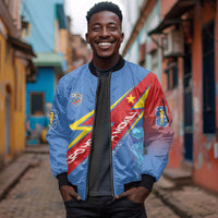 DR Congo 2026 Kopo ya Mokili Custom Sleeve Zip Bomber Jacket Leopards Making History