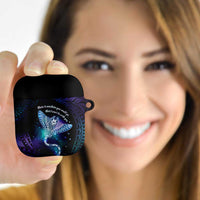 Polynesian Tala Manta Ray AirPods Case Nowhere You Could Go That I Won't Be With You - Wonder Print Shop