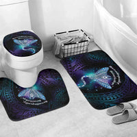 Polynesian Tala Manta Ray Bathroom Set Nowhere You Could Go That I Won't Be With You - Wonder Print Shop