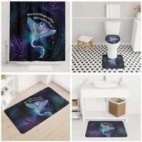 Polynesian Tala Manta Ray Bathroom Set Nowhere You Could Go That I Won't Be With You - Wonder Print Shop