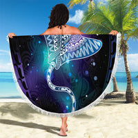 Polynesian Tala Manta Ray Beach Blanket Nowhere You Could Go That I Won't Be With You - Wonder Print Shop
